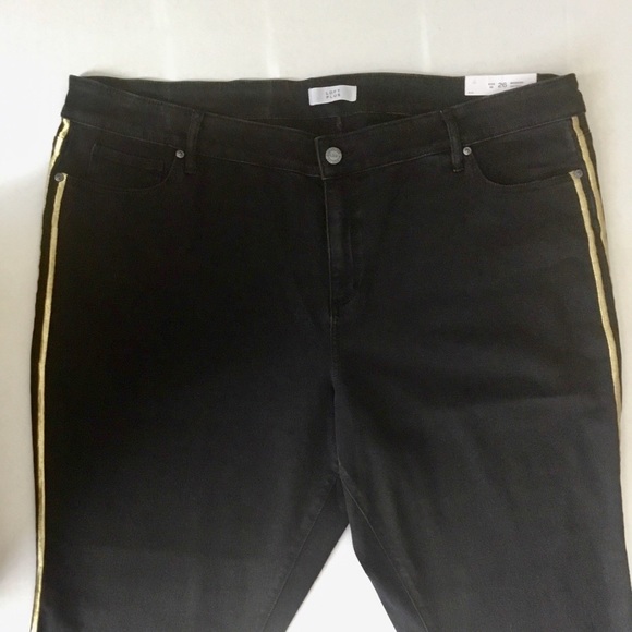 NWT Loft Plus modern skinny with gold details - Picture 6 of 8